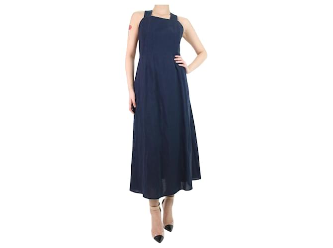 Autre Marque Blue Pinafore style dress - size UK 8  ref.1191357