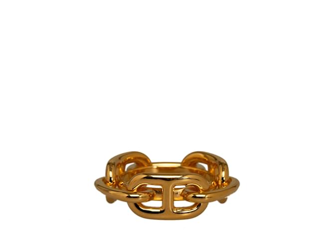 Ring Hermès Bague Hermes Regate Foulard Or Or jaune Doré  ref.1191570