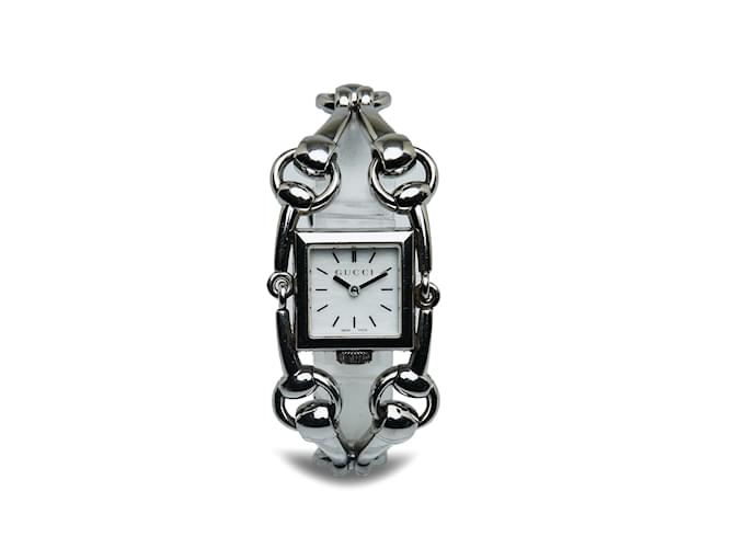Reloj Gucci Signoria de cuarzo plateado Plata Acero  ref.1191739