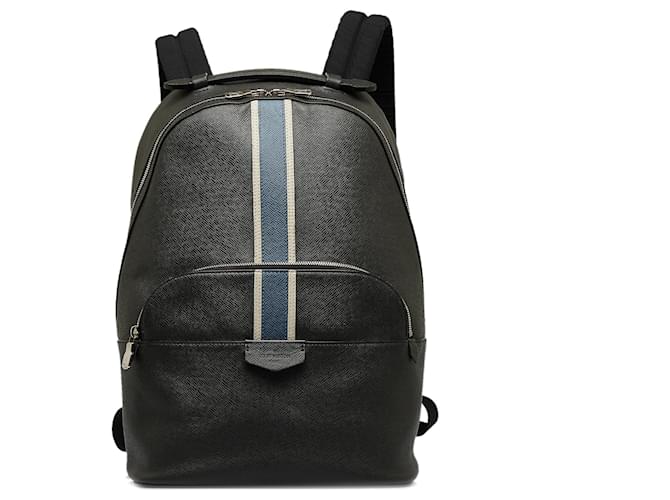 Black Louis Vuitton Taiga Anton Backpack Leather  ref.1191788