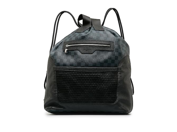 Blue Louis Vuitton Damier Cobalt Matchpoint Hybrid Backpack Cloth  ref.1191789