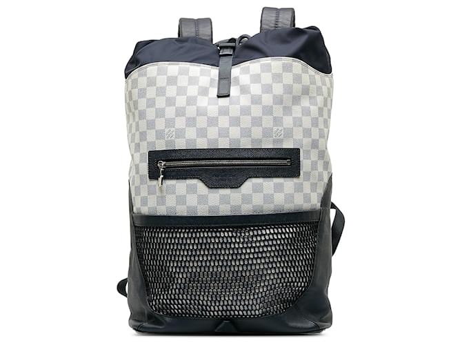 White Louis Vuitton Damier Azur Coastline Matchpoint Backpack Cloth  ref.1191835