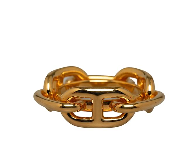 Ring Hermès Anel de lenço Hermes Regate dourado Ouro amarelo  ref.1191857