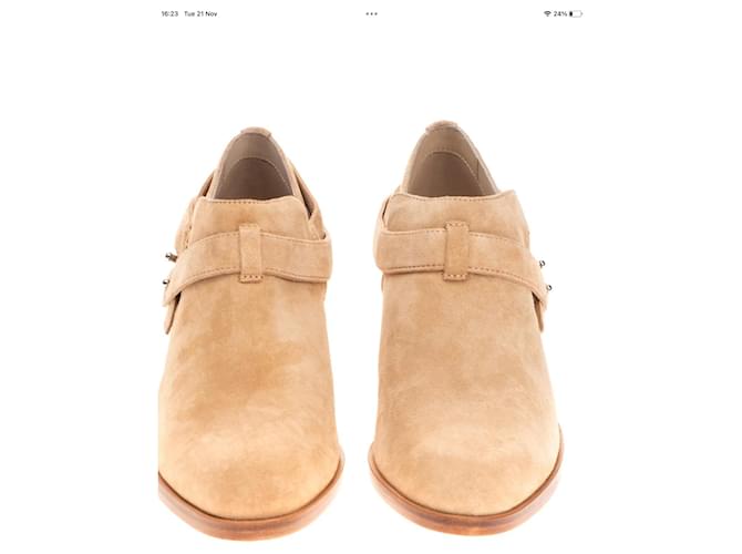 Rag & Bone Ankle Boots Camel Suede  ref.1191880