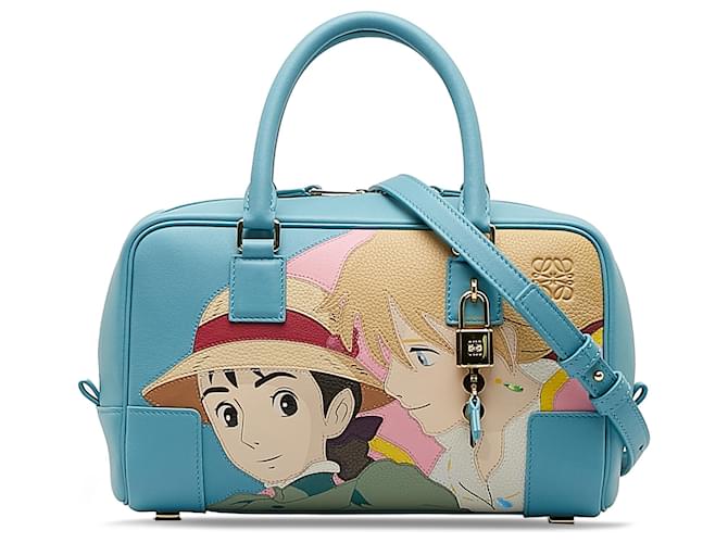 Loewe Blue x Studio Ghibli Howl's Moving Castle Howl and Sophie Amazona 23 Leather Pony-style calfskin  ref.1191939
