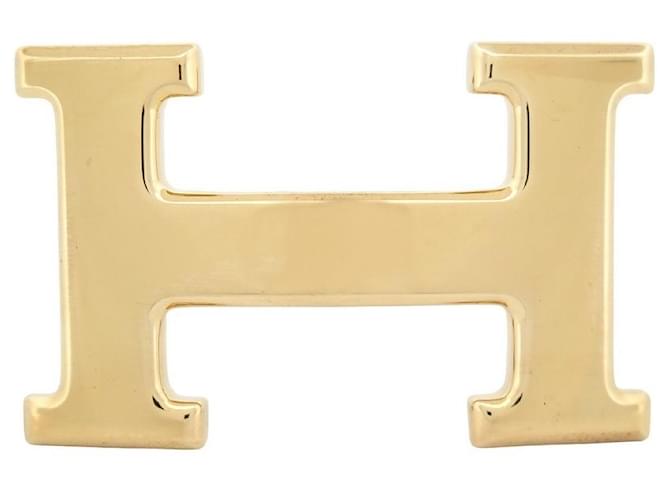 Hermès NEUF BOUCLE DE CEINTURE HERMES H POUR LIEN 32 MM EN METAL DORE GOLD BELT  BUCKLE Métal Doré ref.1192131 - Joli Closet