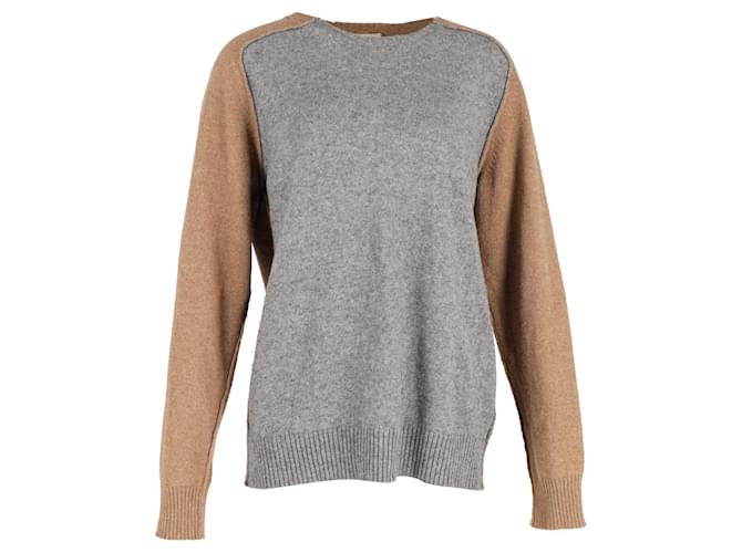 Marc Jacobs Two Tone Jumper in Grey Wool  ref.1192150