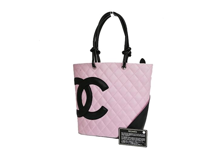 Chanel Cambon Rosa Cuero  ref.1192305