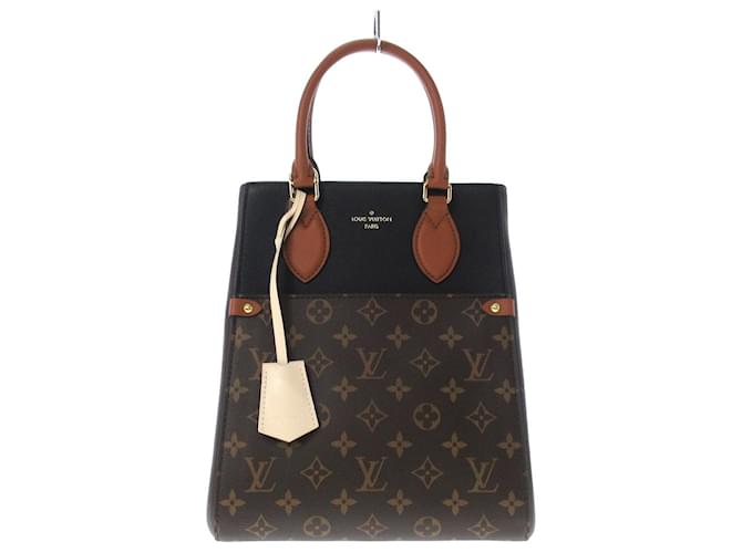 Louis Vuitton Fold MM Brown Cloth  ref.1192309