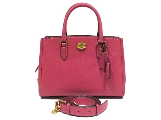 Coach Pink Leather  ref.1192364