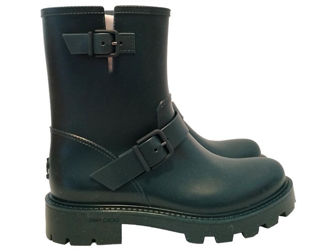 Jimmy Choo botines Yael de goma verde