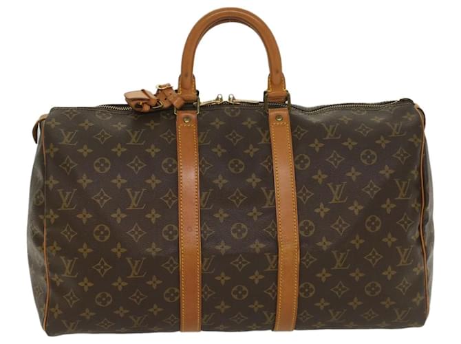 Louis Vuitton Keepall 45 Toile Marron  ref.1192409