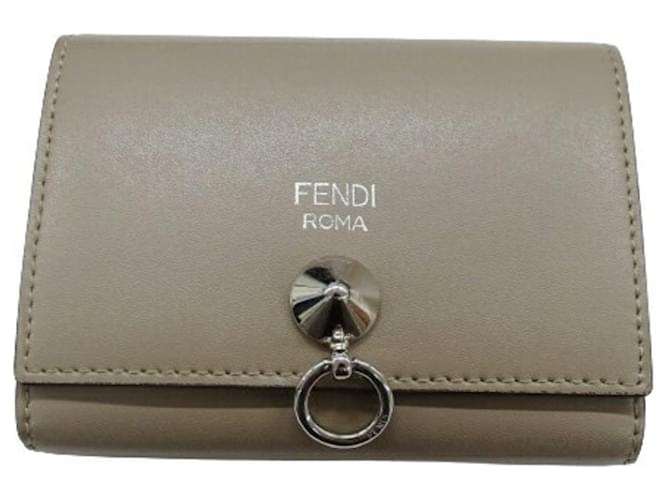 Fendi Grey Leather  ref.1192527
