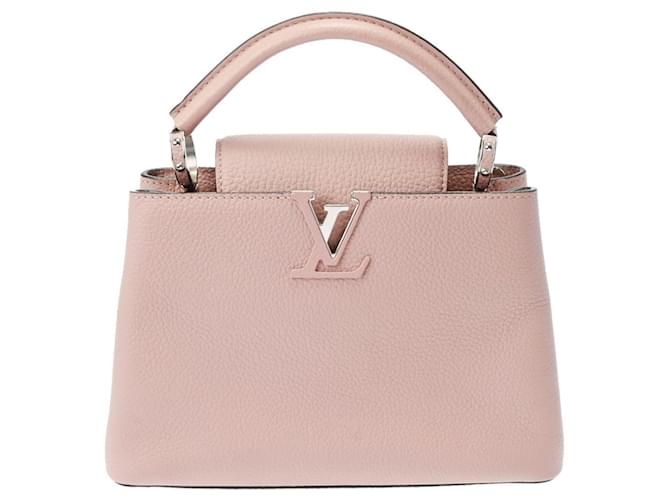 Louis Vuitton Capucines Pink Leder  ref.1192544