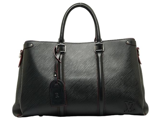 Louis Vuitton Soufflot Black Leather  ref.1192548