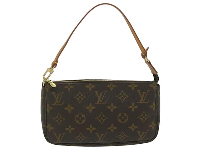 Louis Vuitton Pochette Accessoire Brown Cloth  ref.1192569