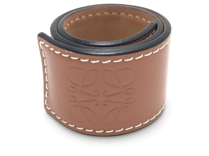 Loewe Anagram Brown Leather  ref.1192696