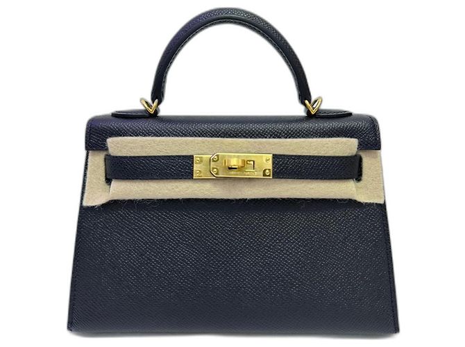 Hermès mini kelly noir epsom