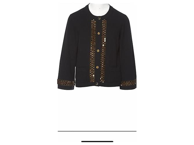 Chanel cashmere jacket Black  ref.1192791