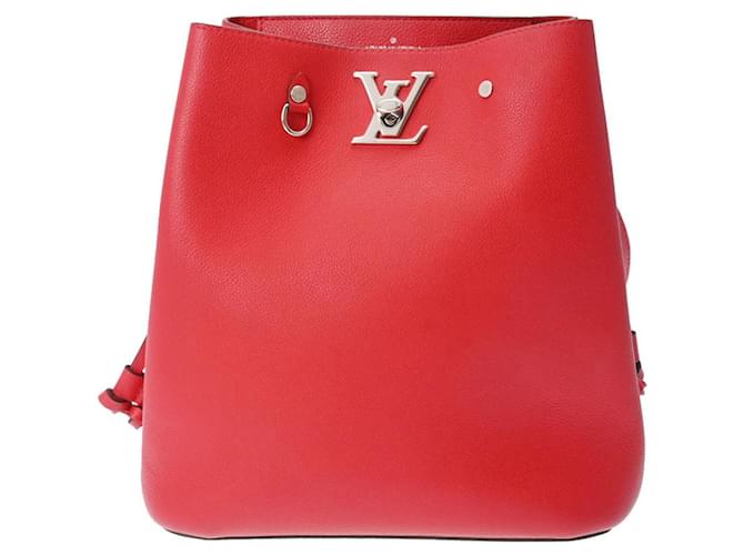 Louis Vuitton Lockme Red Leather  ref.1193022