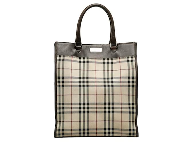 Burberry Nova Check Beige Cloth  ref.1193079