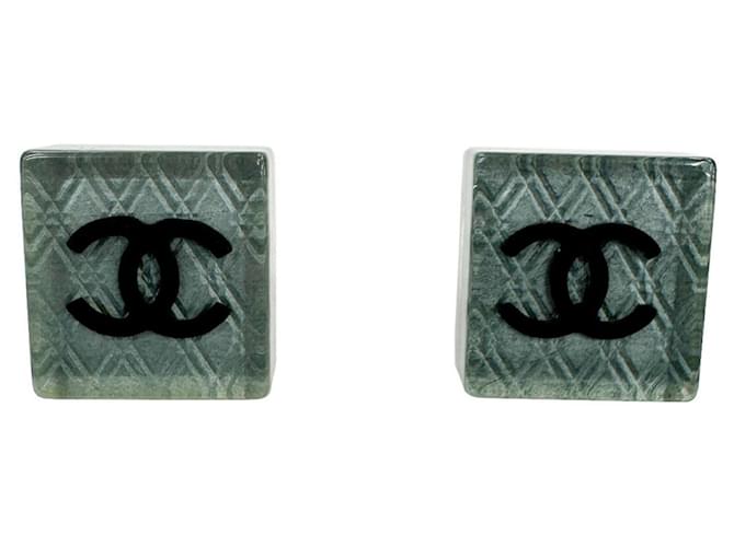 Timeless Chanel COCO Mark Azul Metal  ref.1193144