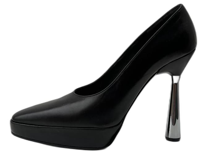 Karl Lagerfeld Lagerfeld heels Black Leather  ref.1193160