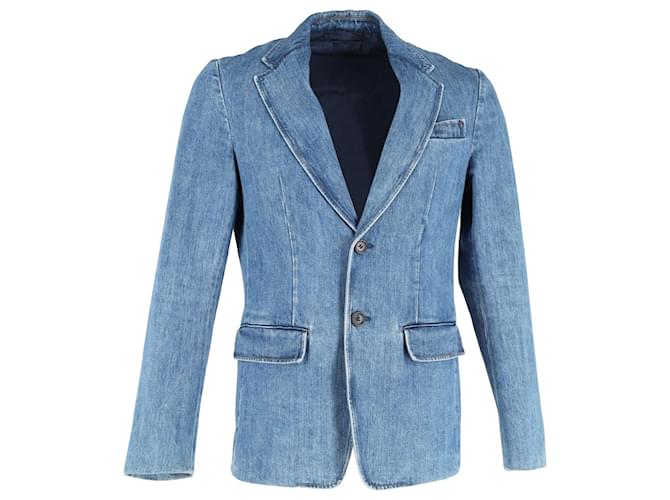Blazer jeans Prada em algodão azul  ref.1193182