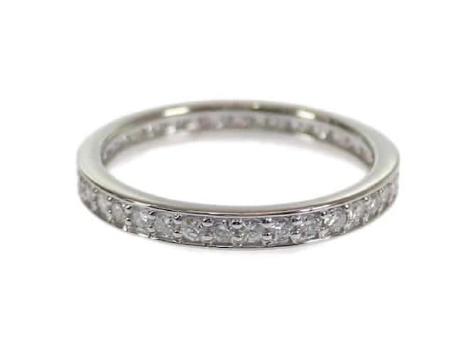 & Other Stories Platinum Full Eternity Diamond Ring Silvery Metal  ref.1193240