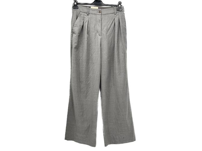 Autre Marque LOULOU STUDIO  Trousers T.International S Wool Grey  ref.1193279