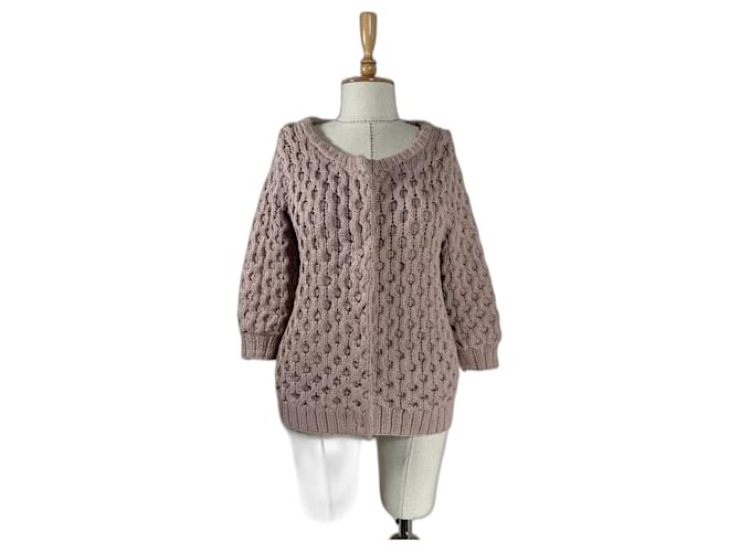 Cos Knitwear Pink Cotton  ref.1193297