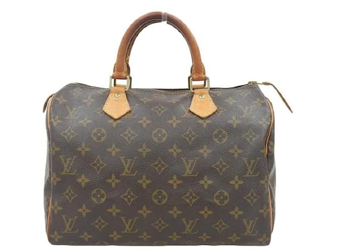 Louis Vuitton Monogramme Speedy 30 M41526 Toile Marron  ref.1193439