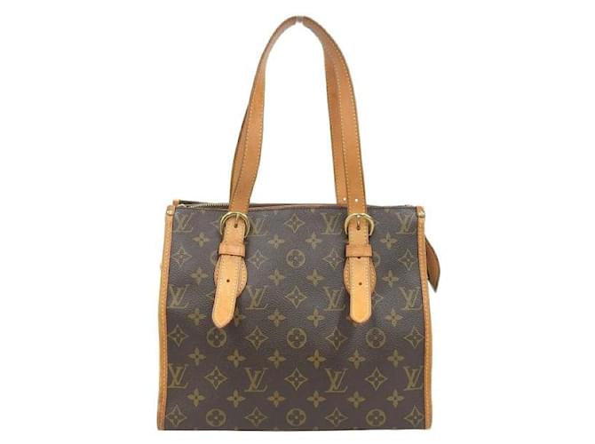 Louis Vuitton Monogram Popincourt  M40007 Brown Cloth  ref.1193442