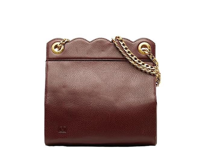 Valentino Leather Chain Shoulder Bag  ref.1193443
