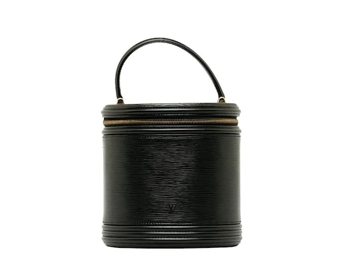 Louis Vuitton Epi Cannes Vanity Case  M48032 Black Leather  ref.1193467