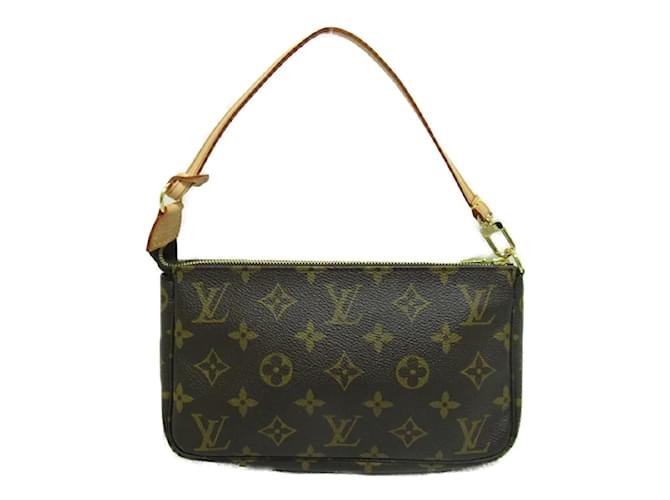 Borsa Vanity Louis Vuitton Monogram Pochette Accessoires in tela M51980 in ottime condizioni Marrone  ref.1193497