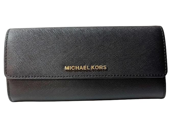 Michael Kors Black Leather  ref.1193625