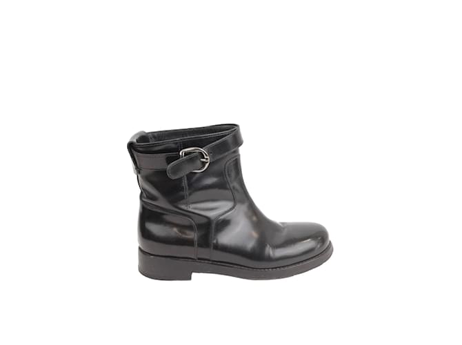 Dolce & Gabbana Leather boots Black  ref.1193654