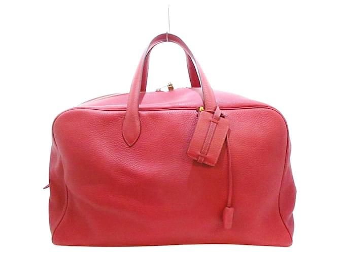 Hermès Victoria Red Leather  ref.1193684