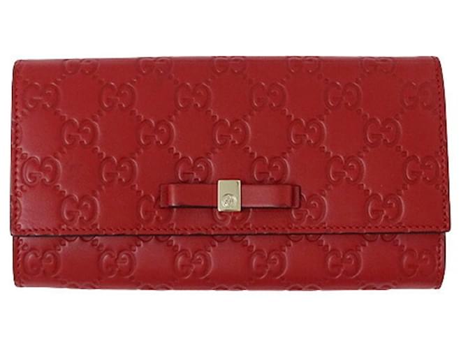 gucci Cuir Rouge  ref.1193743