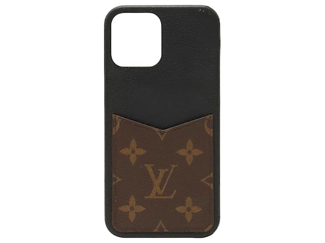 Louis Vuitton Etui Iphone Black Leather  ref.1193776