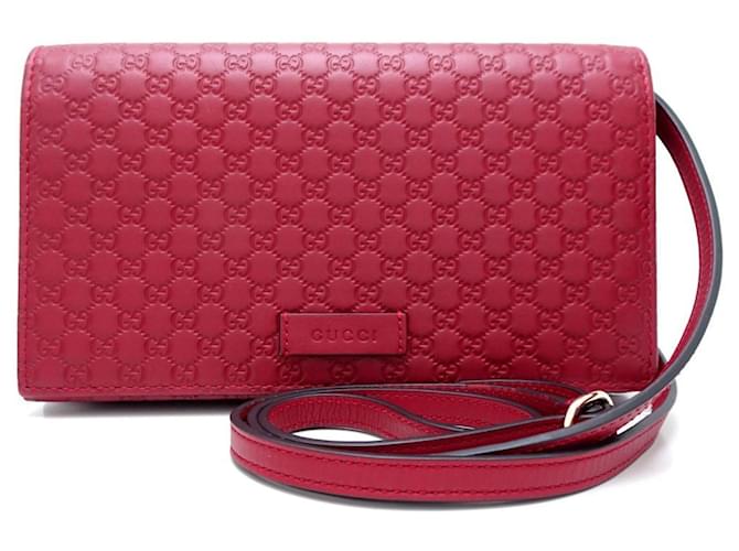 Gucci Guccissima Red Leather  ref.1193800