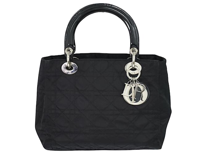 Dior Lady Dior Negro Sintético  ref.1193849