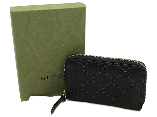 Gucci Guccissima Negro Cuero  ref.1193880