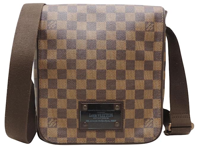 Louis Vuitton Brooklyn Brown Cloth  ref.1194030