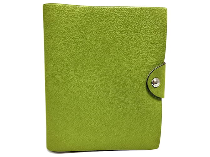 Hermès Ulysse Green Leather  ref.1194131