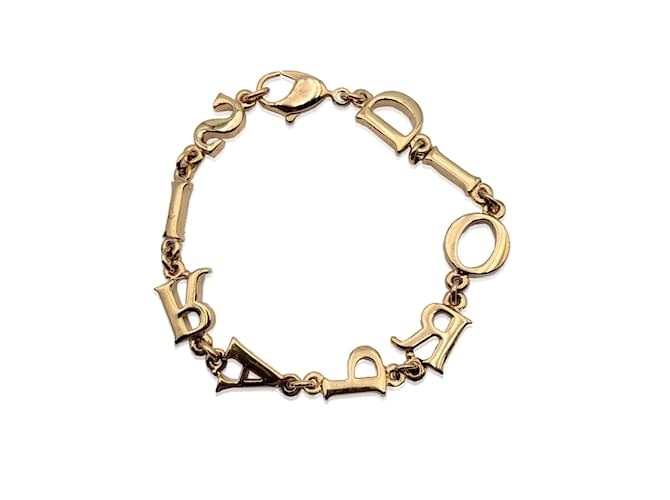 Christian Dior Armband Golden Metall  ref.1194177