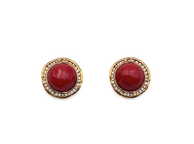 Chanel earrings Golden Metal  ref.1194257