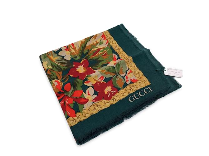 cachecol Gucci Verde Lã  ref.1194259