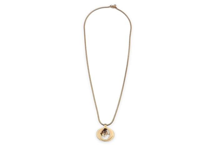 Christian Dior Necklace Golden Metal  ref.1194316